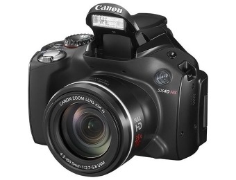 $130 off Canon PowerShot SX40 HS 12.1-Megapixel Digital Camera