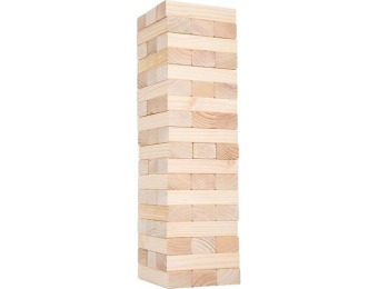 $55 off Hey! Play! Giant Wooden Blocks Tower Stacking Game