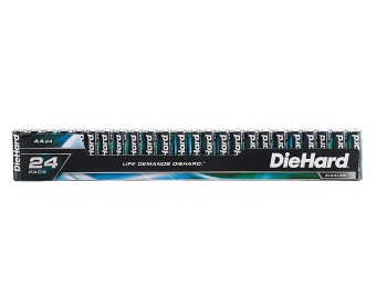 $13 off DieHard 24 Pack AA Size Alkaline Batteries