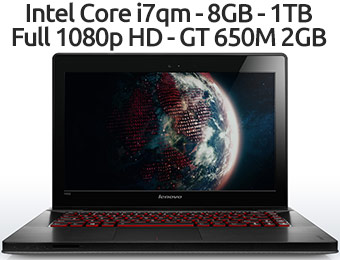 $450 off IdeaPad Y500 15.6" Laptop w/ ecoupon USPY5360131