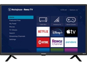 $50 off Westinghouse 32" 720p Smart LED Roku TV HDTV