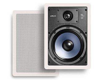 69% off Polk Audio RC85i High Performance 8" In-Wall Speakers