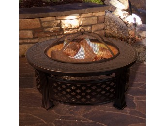 $70 off Pure Garden Fire Pit Set, Wood Burning Pit