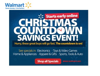 Save Big During the Walmart Christmas Savings Event