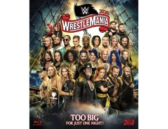 64% off WWE: Wrestlemania 36 (Blu-ray)