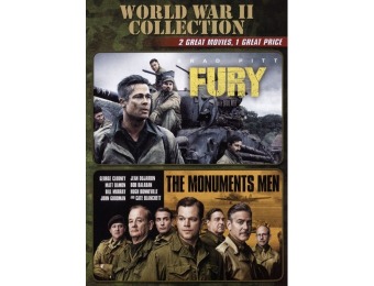 47% off World War II Collection: Fury/Monuments Men (DVD)