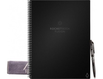 25% off Rocket Innovations Fusion 8.5" x 11.0" Smart Notebook - Black