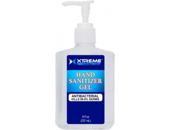 20% off Xtreme Personal Care - 8oz Pump Hand Sanitizer Gel
