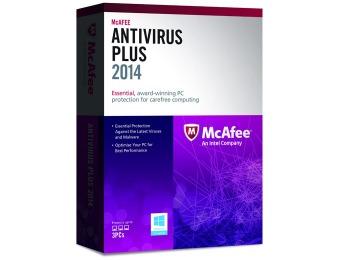 Free McAfee AntiVirus Plus 2014 - 3 PCs