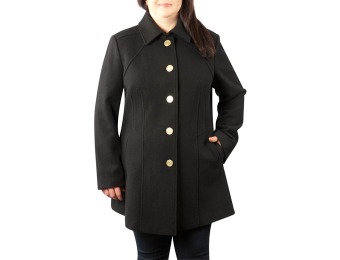 $200 off BGSD Signature Women's Arianne Plus Size Wool Blend Coat