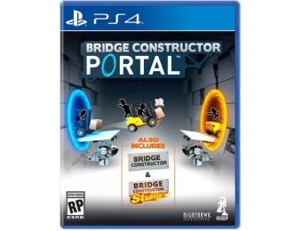 80% off Bridge Constructor Portal - PlayStation 4