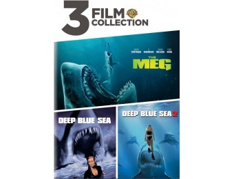 64% off The Meg/Deep Blue Sea/Deep Blue Sea 2 (DVD)