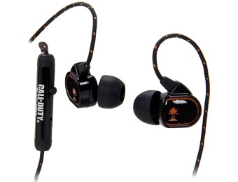 80% off Turtle Beach Black Ops II Ear Force Limited Edition Earbuds
