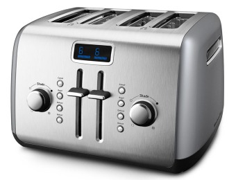 $60 off KitchenAid KMT422CU Contour Silver 4 Slice Toaster