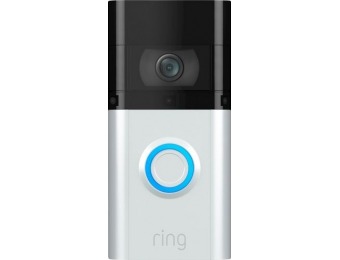 $70 off Ring Video Doorbell 3 Plus - Satin Nickel/Venetian Bronze