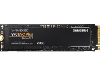 $30 off Samsung 970 EVO Plus 250GB PCI Express 3.0 x4 NVMe SSD