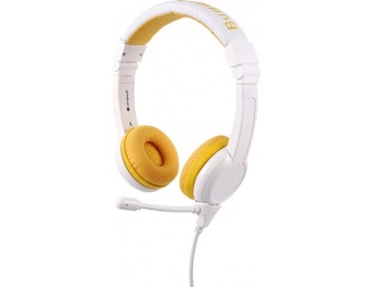 33% off BuddyPhones School+ Wired On-Ear Headphones - Yellow