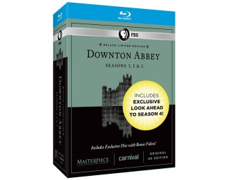 $65 off Masterpiece: Downton Abbey Seasons 1, 2 & 3 (Blu-ray)