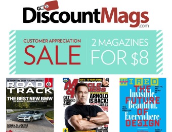 DiscountMags 2 for $8 Sale - 64 Top Titles To Choose From