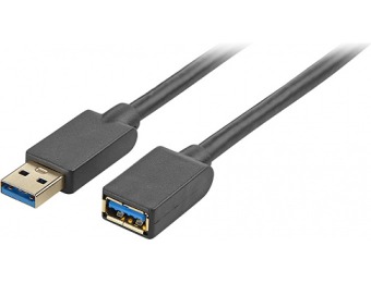 52% off Dynex 10' USB 3.0 Type-A-to-USB 3.0 Type-A Extension Cable