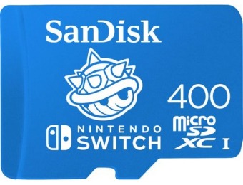 $90 off SanDisk 400GB microSDXC UHS-I for Nintendo Switch