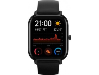 $40 off Amazfit GTS Smartwatch 42mm Aluminum - Obsidian Black