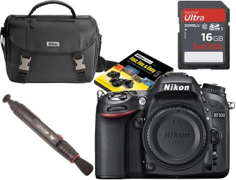 $220 off Nikon D7100 24.1MP Digital SLR Camera Body Bundle