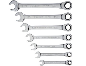 58% off Stanley 94-542W 7-Pc SAE Ratcheting Wrench Set
