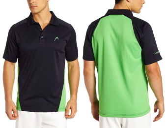 57% off HEAD Net Performance Men's Bi-Color Polo Shirt (3 colors)