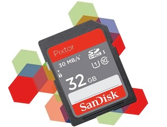 70% off SanDisk Pixtor 32GB Secure Digital High Capacity SDHC