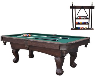 $275 off 7.5 ft. Courtland Billiard Table with Cue Rack