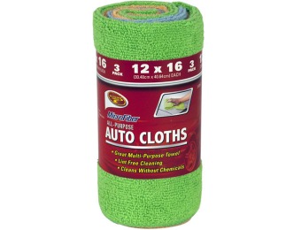 $4 off Detailer's Choice Microfiber All purpose Auto Cloths, 3 pack
