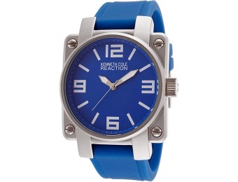 61% off Kenneth Cole Reaction KR1304 Blue Silicone Men's Watch