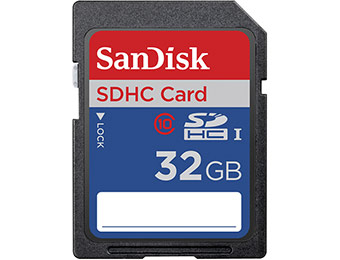 $50 off SanDisk Ultra 32GB SDHC Class 10 Memory Card