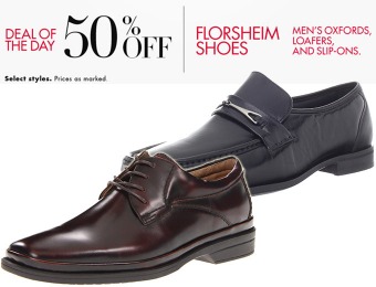 50% off Florsheim Shoes - Men's Oxfords, Loafers & Slip-ons