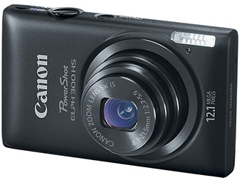 $130 off Canon PowerShot ELPH 300HS 12.1MP Digital Camera