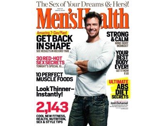 $38 off Men's Health Magazine Subscription, $6.99 / 10 Issues
