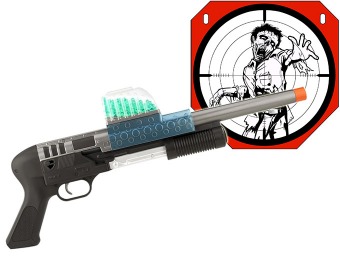 67% off BlasterPro S2500 Pump Action Blaster with Zombie Target