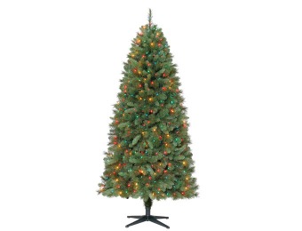 $108 off 6.5’ Stratford 500 Multi-Colored Light Christmas Tree