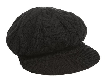 $15 off Isotoner Women's Irish Cable Knit Newsboy Hat, 3 Colors