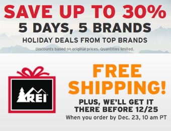 Holiday Deals From Top Brands - Save up to 30% off!