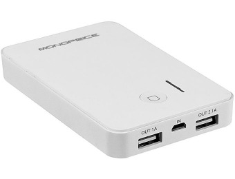 89% off Monoprice 3000mAh External Battery Pack and Charger