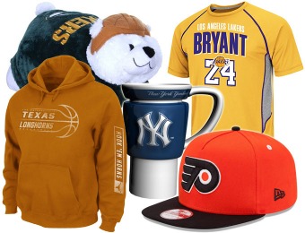 50% or More Off Thousands of Fan Items - NFL, MLB, NCAA, NBA & NHL