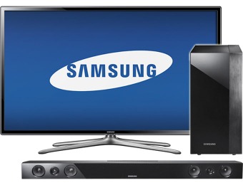 30% off Samsung 46" LED 1080p Smart HDTV & 2.1-Ch Sound Bar