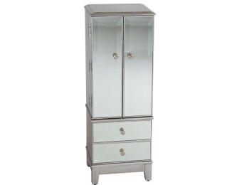 $293 off St. Paul 16 in. Jewelry Tower Cabinet in Silver