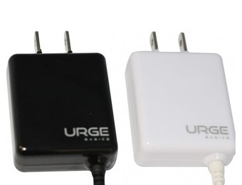 2-Pack: Urge Basics Folding Wall Chargers, iPhone 5, 4 or micro USB