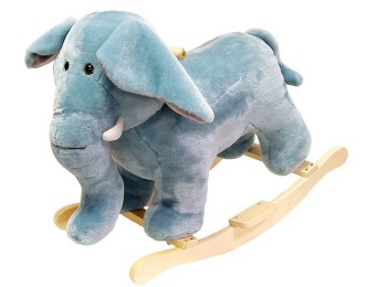$58 off Happy Trails Elephant Plush Rocking Animal