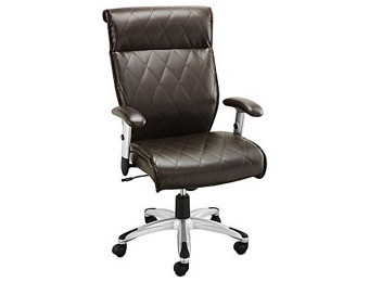 $110 off Staples Lundon Bonded Leather Managers Chair, Brown
