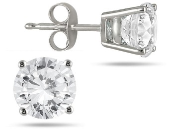 $386 off 10K 1/4 cttw Round Solitaire Diamond Stud Earrings