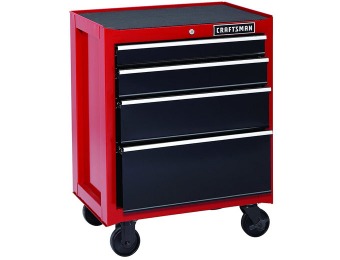 $174 off Craftsman 26 in. 4-Drawer Heavy-Duty Rolling Tool Cabinet